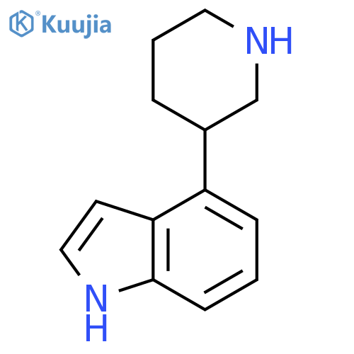4-(piperidin-3-yl)-1H-indole structure