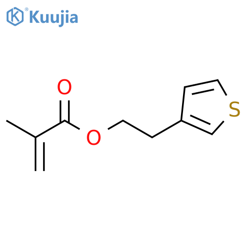 2-Propenoic acid, 2-methyl-, 2-(3-thienyl)ethyl ester structure
