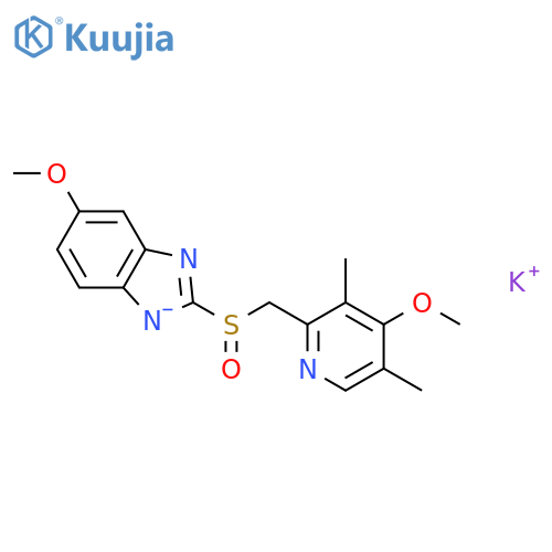 Esomeprazolepotassium structure