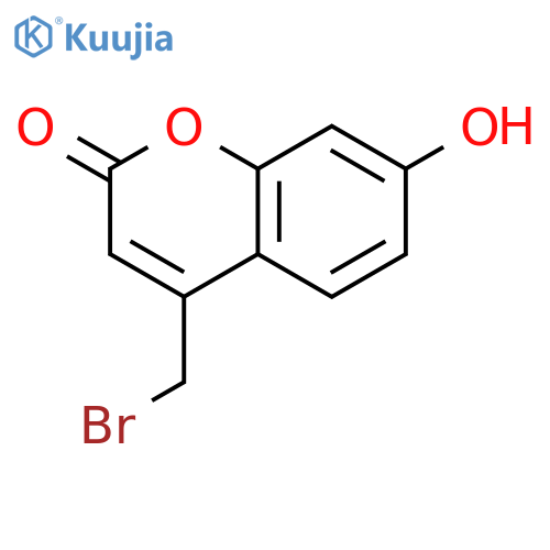 2H-1-Benzopyran-2-one,4-(bromomethyl)-7-hydroxy- structure