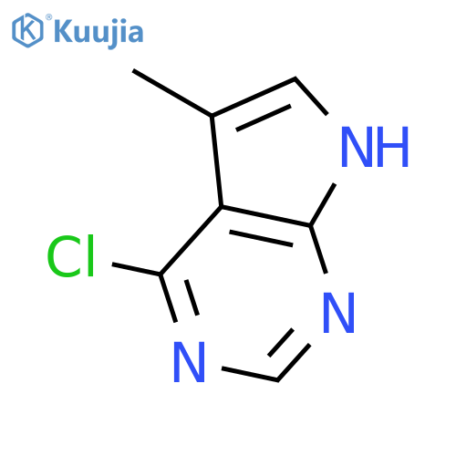 4-Chloro-5-methyl-7H-pyrrolo[2,3-D]pyrimidine structure