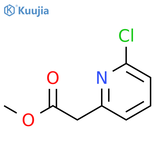 methyl 2-(6-chloro-2-pyridyl)acetate structure