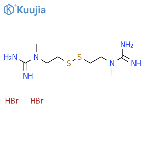 Guanidine,N,N'''-(dithiodi-2,1-ethanediyl)bis[N-methyl-, dihydrobromide (9CI) structure