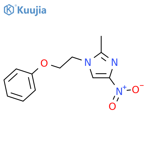 1H-Imidazole,2-methyl-4-nitro-1-(2-phenoxyethyl)- structure