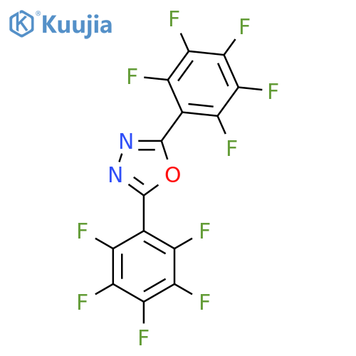 1,3,4-Oxadiazole,2,5-bis(2,3,4,5,6-pentafluorophenyl)- structure