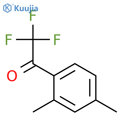 1-(2,4-dimethylphenyl)-2,2,2-trifluoroethan-1-one structure