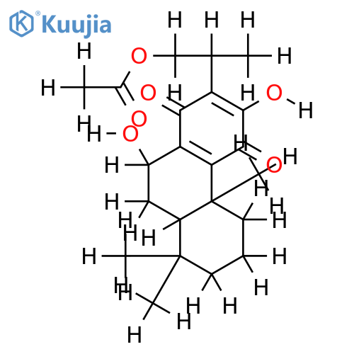16-Ac-(7alpha,15ξ)7-,12,16-Trihydroxy-8,12-abietadiene-11,14-dione structure