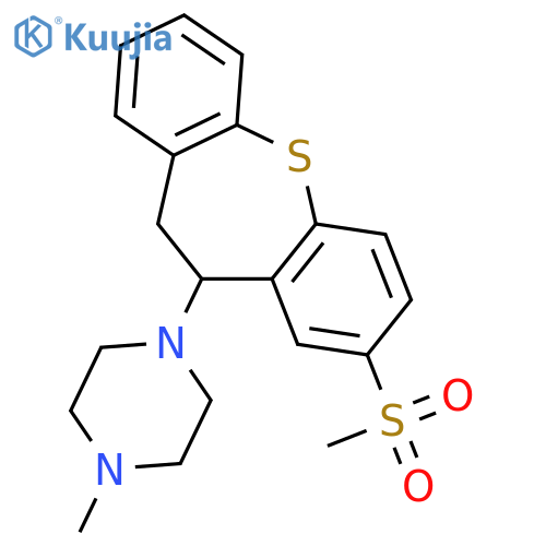 Piperazine,1-[10,11-dihydro-8-(methylsulfonyl)dibenzo[b,f]thiepin-10-yl]-4-methyl- structure