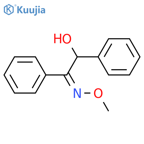 Ethanone, 2-hydroxy-1,2-diphenyl-, O-methyloxime, (1Z)- structure