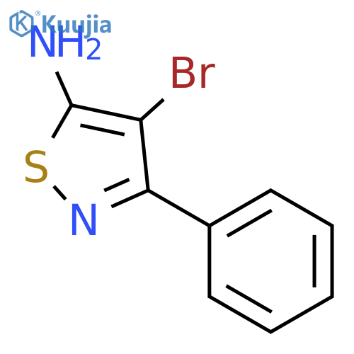 4-bromo-3-phenyl-1,2-thiazol-5-amine structure