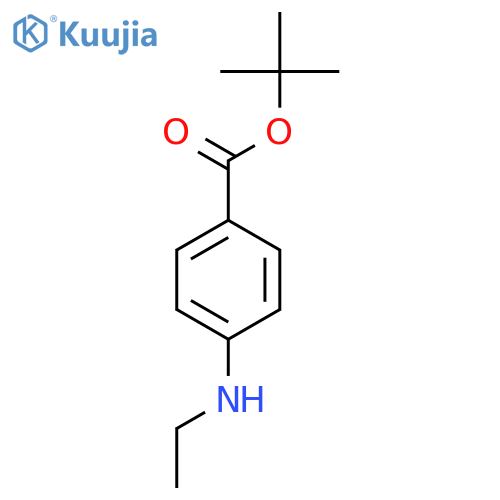 Tert-butyl 4-(ethylamino)benzoate structure