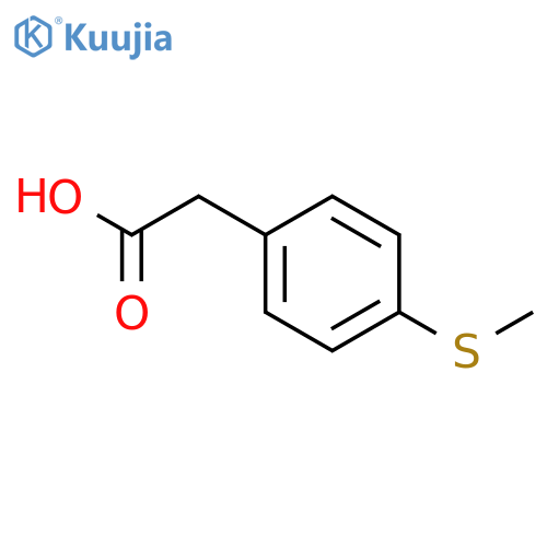 2-[4-(methylsulfanyl)phenyl]acetic acid structure