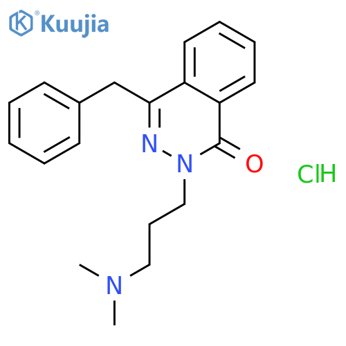 1(2H)-Phthalazinone,2-[3-(dimethylamino)propyl]-4-(phenylmethyl)-, hydrochloride (1:1) structure