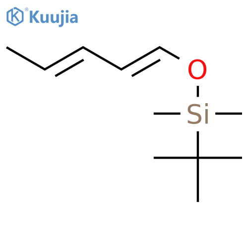 Silane, (1,1-dimethylethyl)dimethyl[(1E,3E)-1,3-pentadienyloxy]- structure