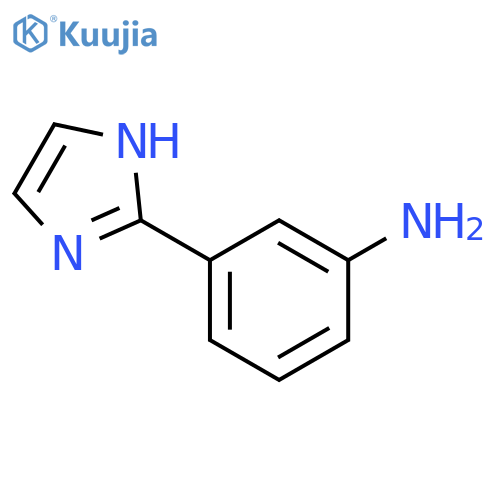 3-(1H-Imidazol-2-yl)aniline structure