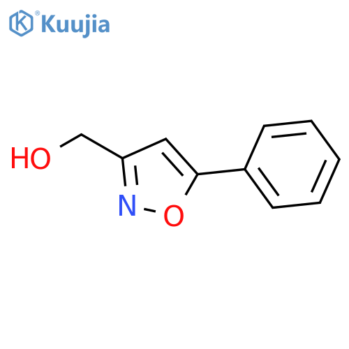 (5-phenyl-1,2-oxazol-3-yl)methanol structure