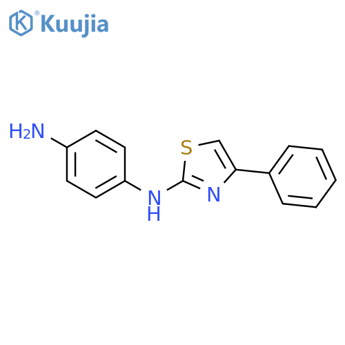 N1-(4-Phenylthiazol-2-yl)benzene-1,4-diamine structure