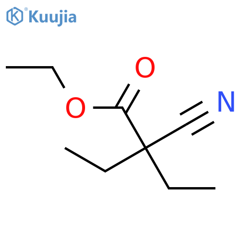 Ethyl 2-cyano-2-ethylbutanoate structure