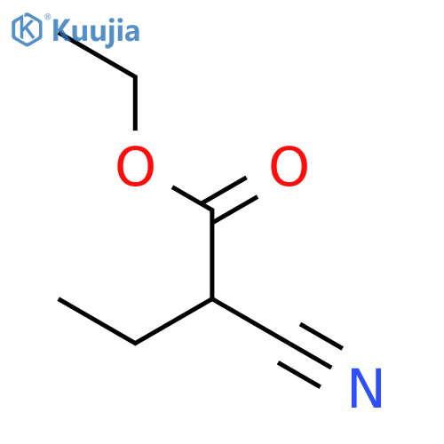 Ethyl 2-cyanobutanoate structure
