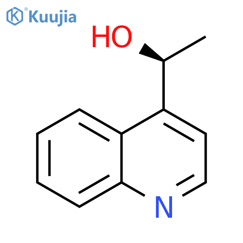 (1S)-1-(quinolin-4-yl)ethan-1-ol structure