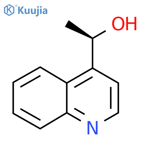 (1R)-1-(quinolin-4-yl)ethan-1-ol structure