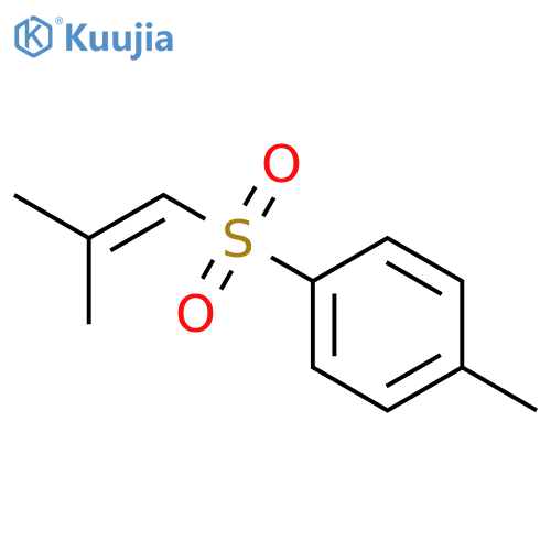 Benzene,1-methyl-4-[(2-methyl-1-propen-1-yl)sulfonyl]- structure