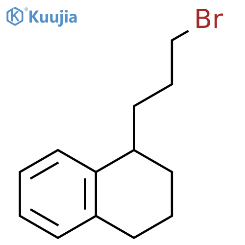 1-(3-bromopropyl)-1,2,3,4-tetrahydronaphthalene structure