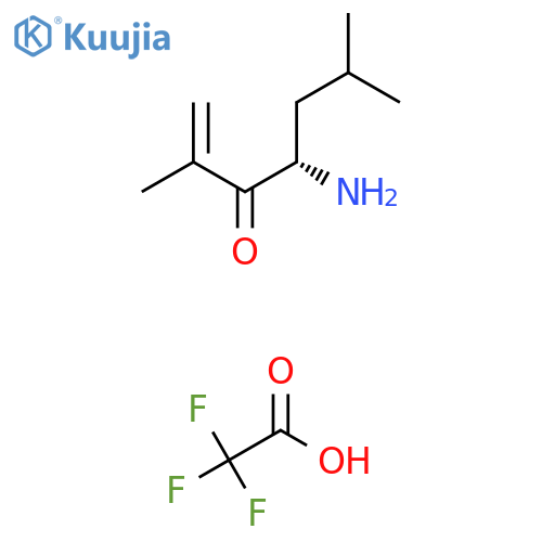 (4S)-4-Amino-2,6-dimethyl-1-hepten-3-one 2,2,2-Trifluoroacetate structure