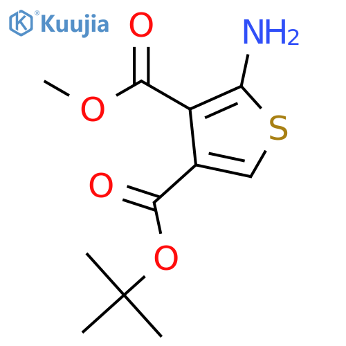 Methyl 4-Boc-aminothiophene-3-carboxylate structure