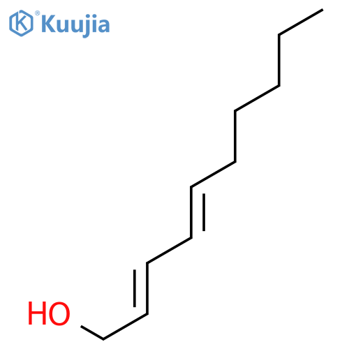 2,4-Decadien-1-ol, (E,Z)- structure