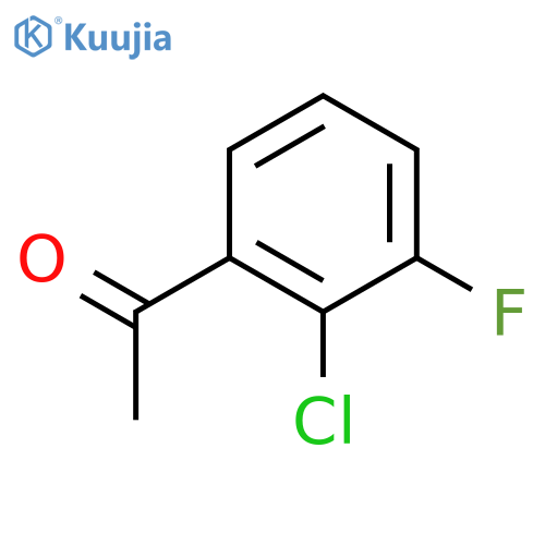 1-(2-chloro-3-fluorophenyl)ethan-1-one structure