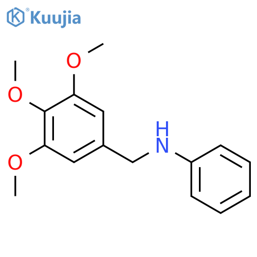 N-(3,4,5-Trimethoxybenzyl)aniline structure