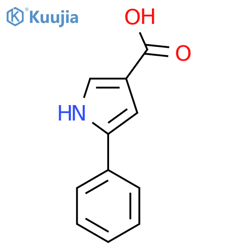 5-Phenyl-1H-pyrrole-3-carboxylic Acid structure