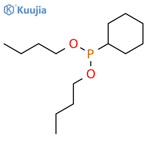 Phosphonous acid, cyclohexyl-, dibutyl ester structure