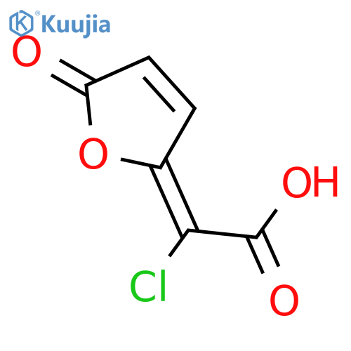 Chloro(5-oxofuran-2(5H)-ylidene)acetic acid structure
