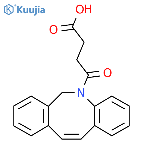4-(Dibenzo[b,f]azocin-5(6H)-yl)-4-oxobutanoic acid structure