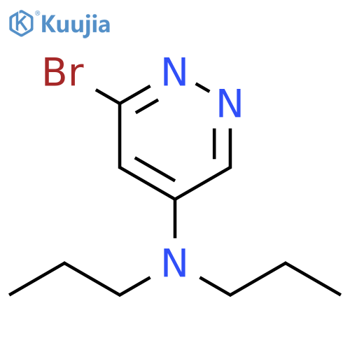 6-bromo-N,N-dipropylpyridazin-4-amine structure