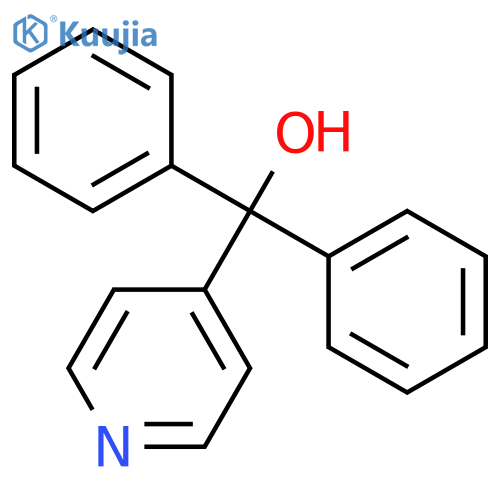 alpha-(4-Pyridyl)benzhydrol structure