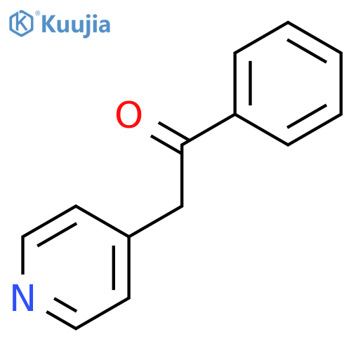 1-Phenyl-2-(pyridin-4-yl)ethanone structure