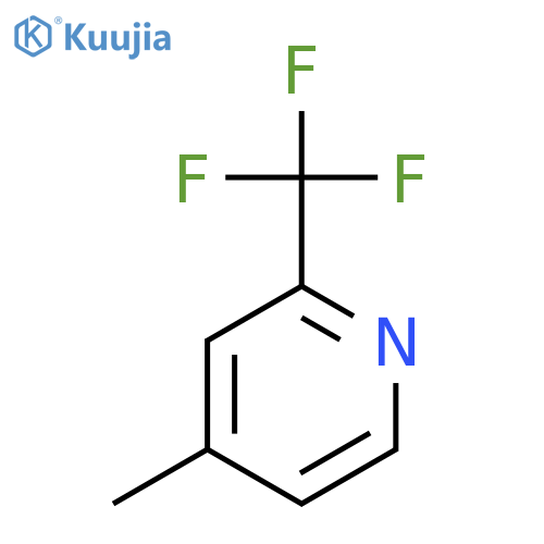 4-Methyl-2-(trifluoromethyl)pyridine structure