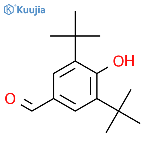 3,5-Di-tert-butyl-4-hydroxybenzaldehyde structure