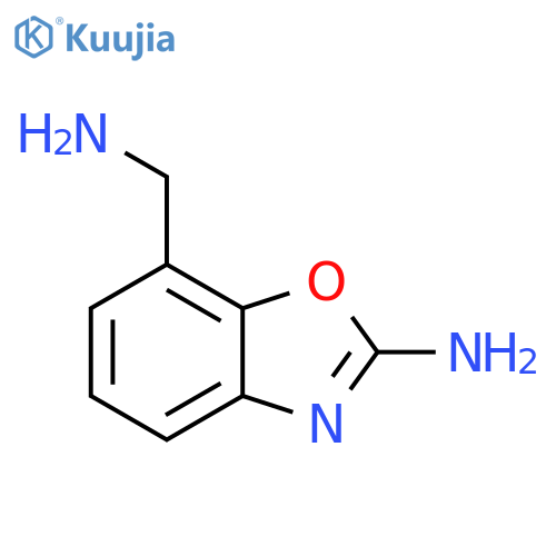 7-Benzoxazolemethanamine, 2-amino- structure
