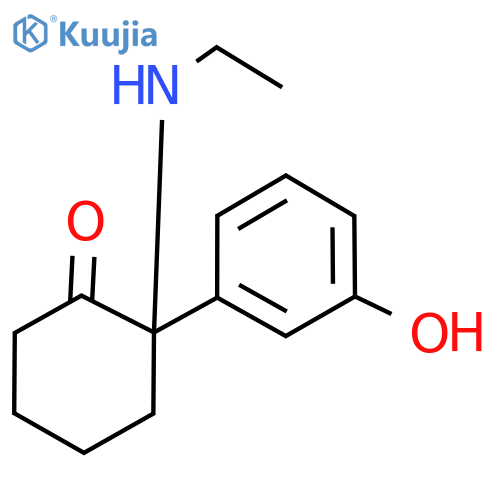 2-(Ethylamino)-2-(3-hydroxyphenyl)cyclohexanone structure