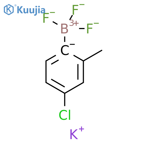 potassium (4-chloro-2-methylphenyl)trifluoroboranuide structure