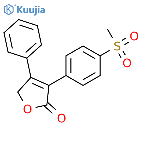 2(5H)-Furanone, 3-[4-(methylsulfonyl)phenyl]-4-phenyl- structure