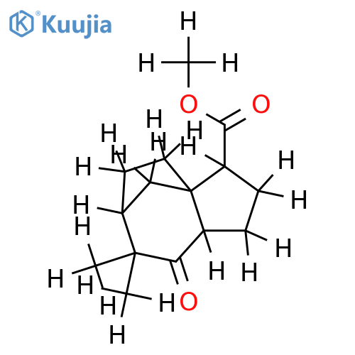 4-Oxo-1-methoxycarbonyl-5,5-dimethyl-6alpha,7alpha-ethano-trans-hydrindan structure