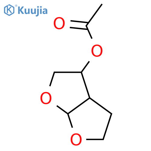 (3S,3aR,6aS)-Hexahydrofuro2,3-bfuran-3-yl Acetate structure