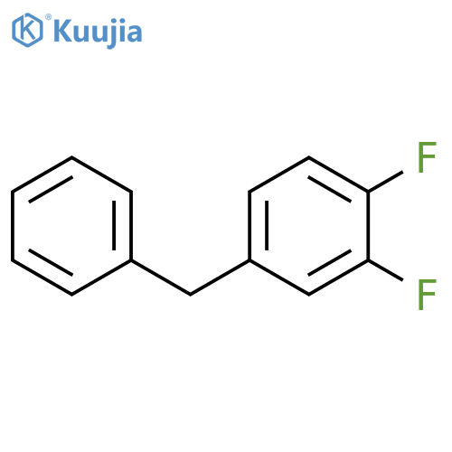 Benzene, 1,2-difluoro-4-(phenylmethyl)- structure