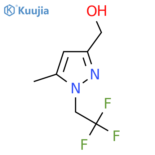 1H-Pyrazole-3-methanol, 5-methyl-1-(2,2,2-trifluoroethyl)- structure