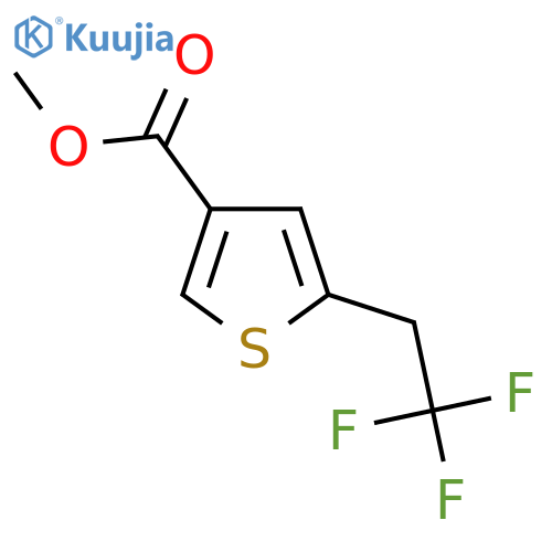 Methyl 5-(2,2,2-trifluoroethyl)thiophene-3-carboxylate structure